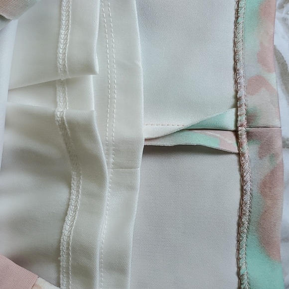 Sangria Size 6 Pink Floral Scuba Sheath Dress - Picture 5 of 5